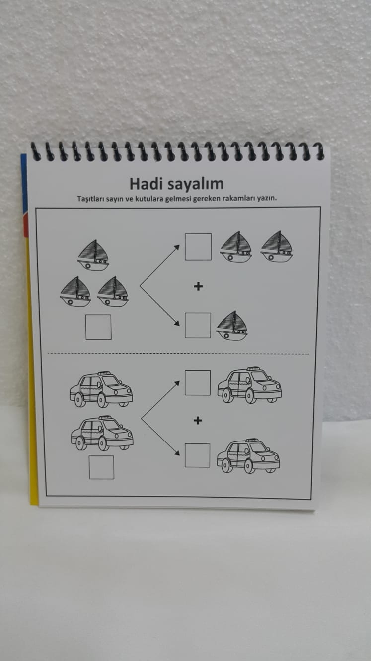 Boya Sil Tekrar Boya Aktivite Kitabı Araçlar