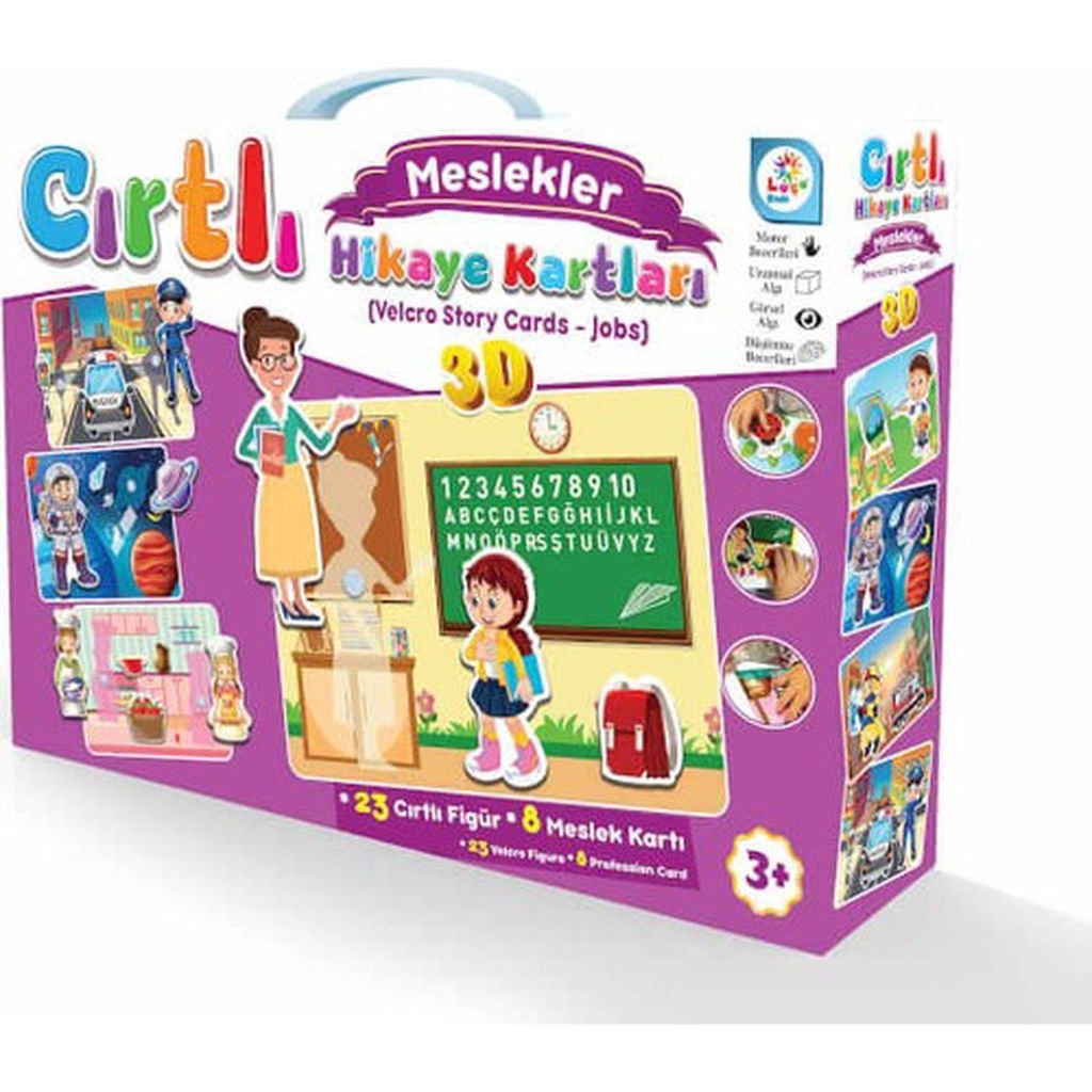 Cırtlı Eğitici Hikaye Kartları Meslekler