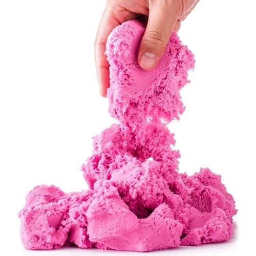 2,5 Kg Kinetik Kum Oyun Kumu Sihirli Kum Pembe Renk