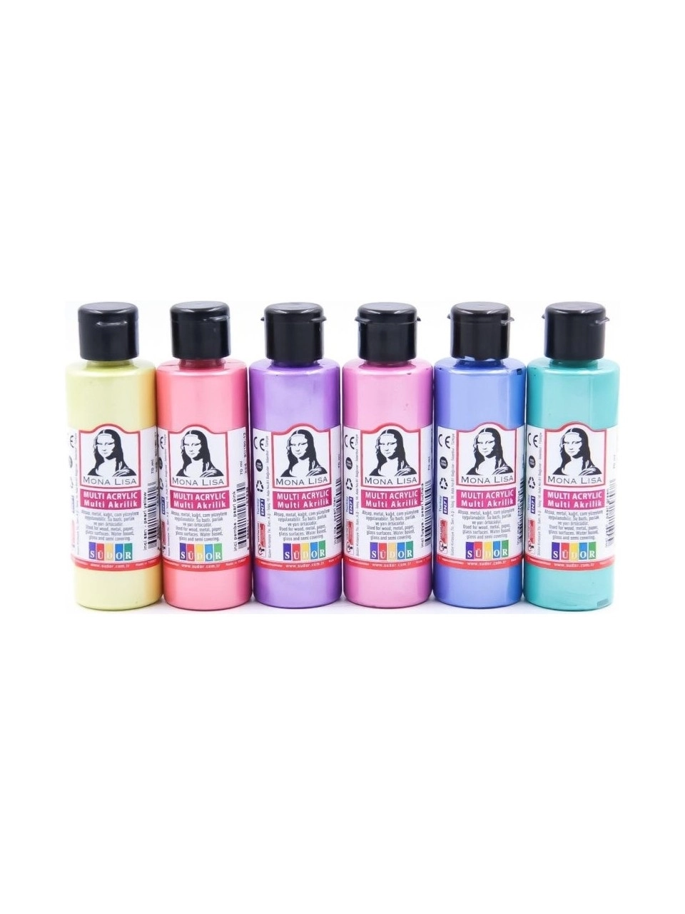   Monalisa Multi Akrilik İnci Set 6x70 ml