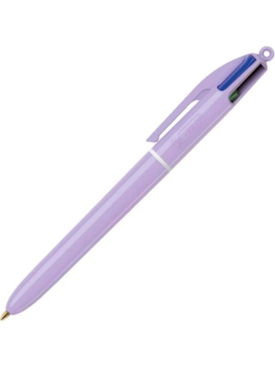 Tükenmez Kalem 4 Renkli Pastel Mor