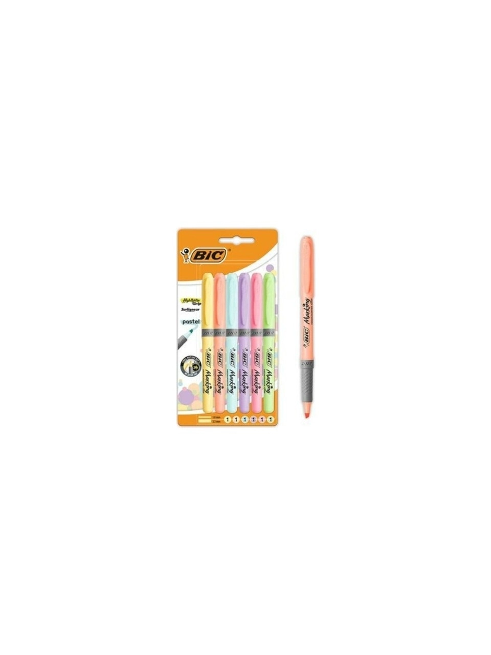 Bic Fosforlu Kalem 6’lı - Pastel Renkler