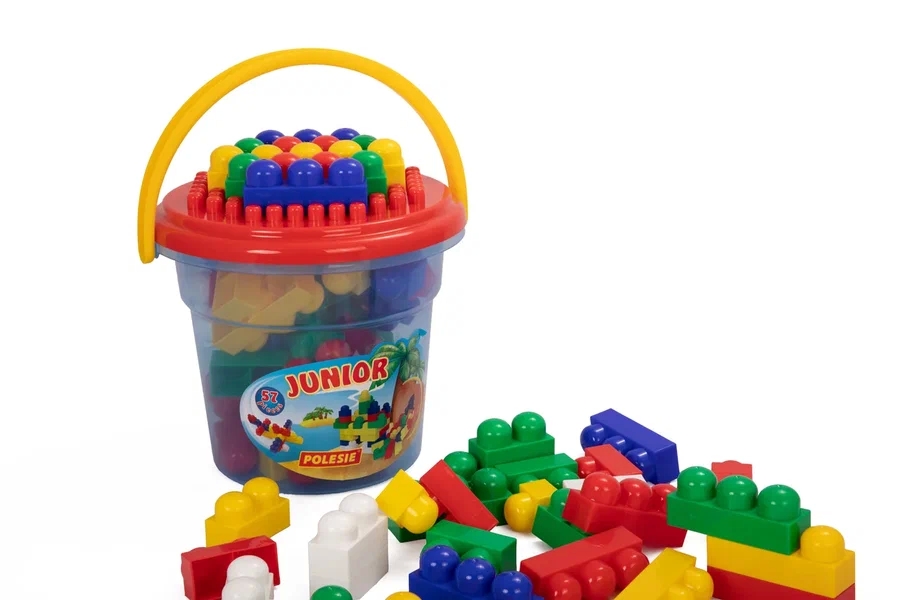 JUNIOR, Yapı Seti ( 57 Parça ) (Maxi Kapaklı Kovada