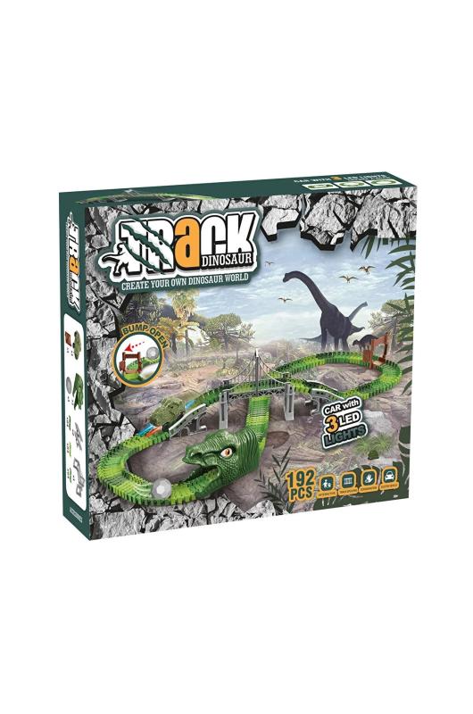 192 Parça Dinozor Temalı Hareketli Raylar Dinozor Araçlı - Dinozor Tracks