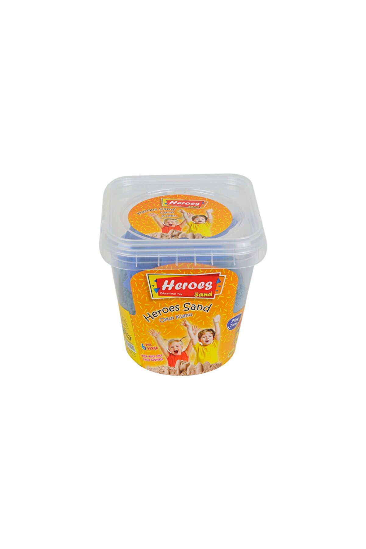 Kova 500 Gr Kinetik Kum + 6 Adet Kinetik Kum Kalıbı Hediye