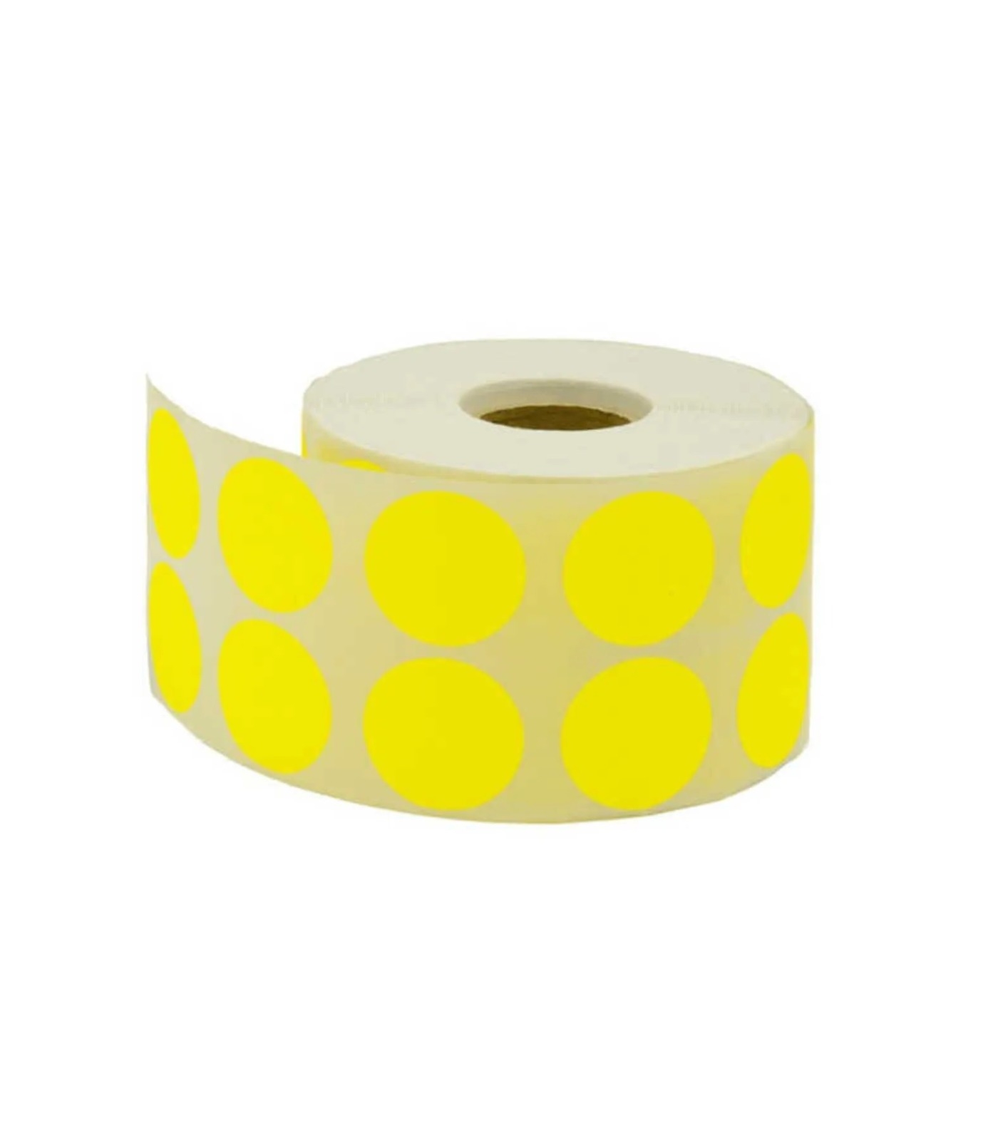 20 mm ( 2 cm) Nokta Etiketi 2500’lü - Sarı [ Etkinlik Metaryalı ]