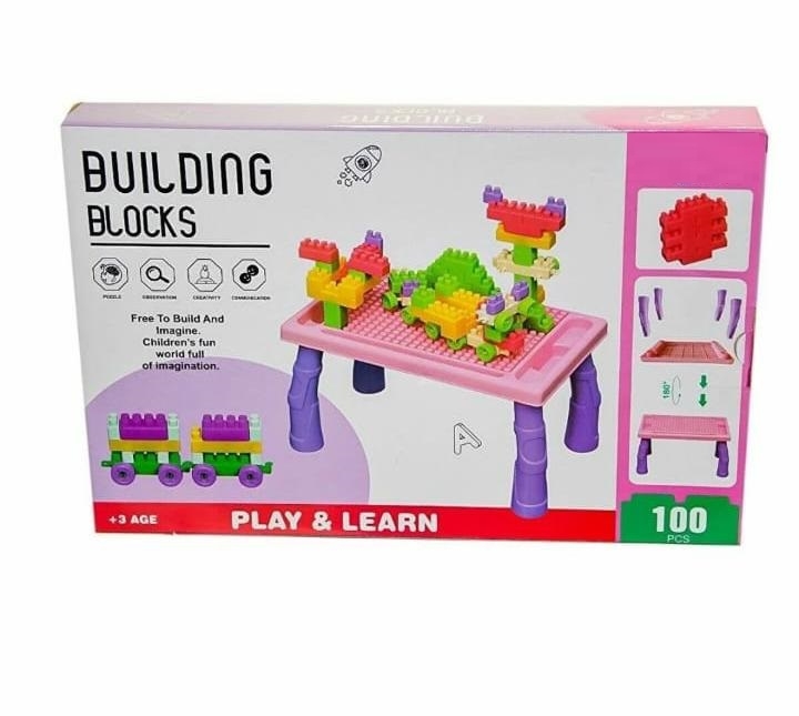100 Parçalı  İnşa Blok ( Lego ) Seti
