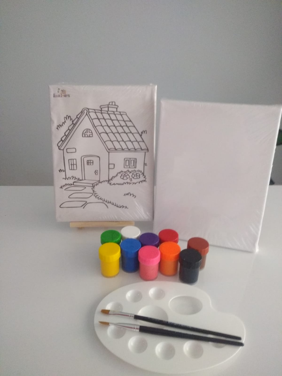 Çocuk Tuval ( 24x18) Boyama Etkinlik Seti
