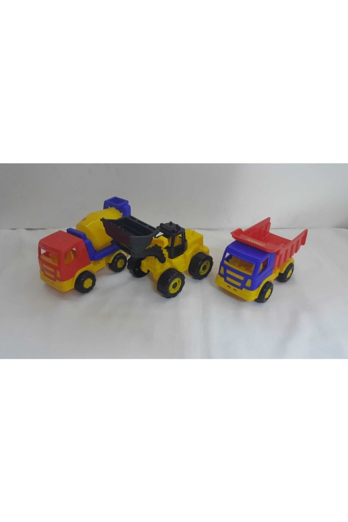 Oyuncak İnşaat Arabaları - Damperli Kamyon -  Beton Mikseri - Traktör