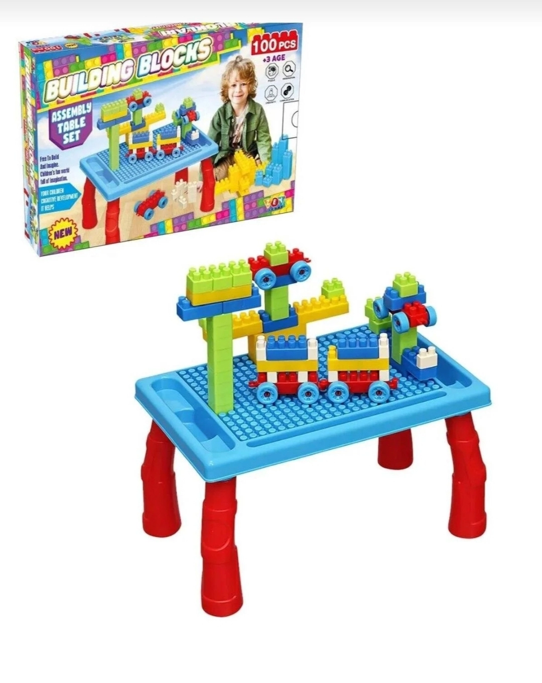 100 Parçalı  İnşa Blok ( Lego ) Seti