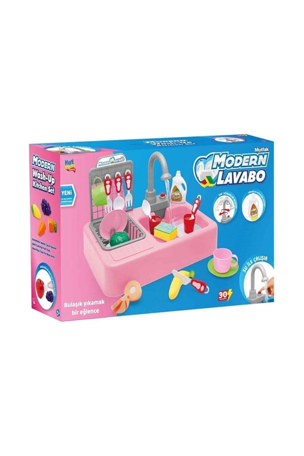 Pilli Lavabo Modern Mutfak Seti