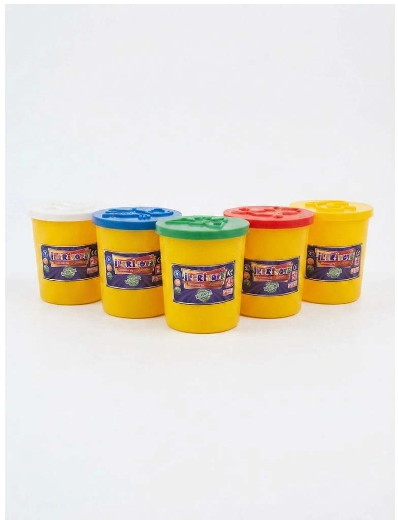 40 gr*5’li Glutensiz Oyun Hamuru ( Kartelasız) ( Beyaz-Sarı-Kırmızı-Mavi-Yeşil)