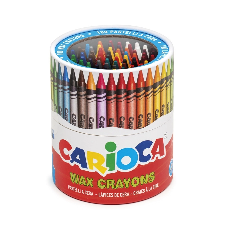 Carioca Wax Yıkanabilir Pastel Boya Kalemi 100’lü