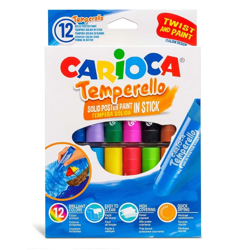 Carioca Temperello Stıck Poster Boyama Kalemi 12’Li