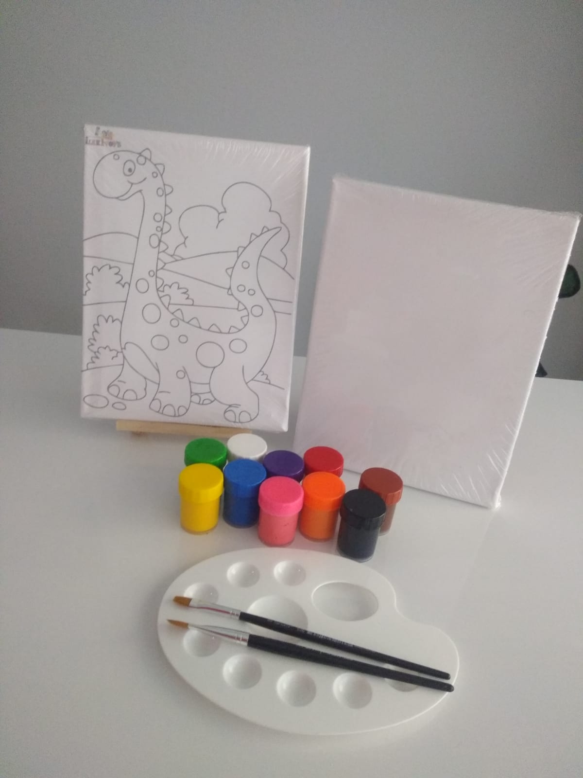 Çocuk Tuval ( 24x18) Boyama Etkinlik Seti