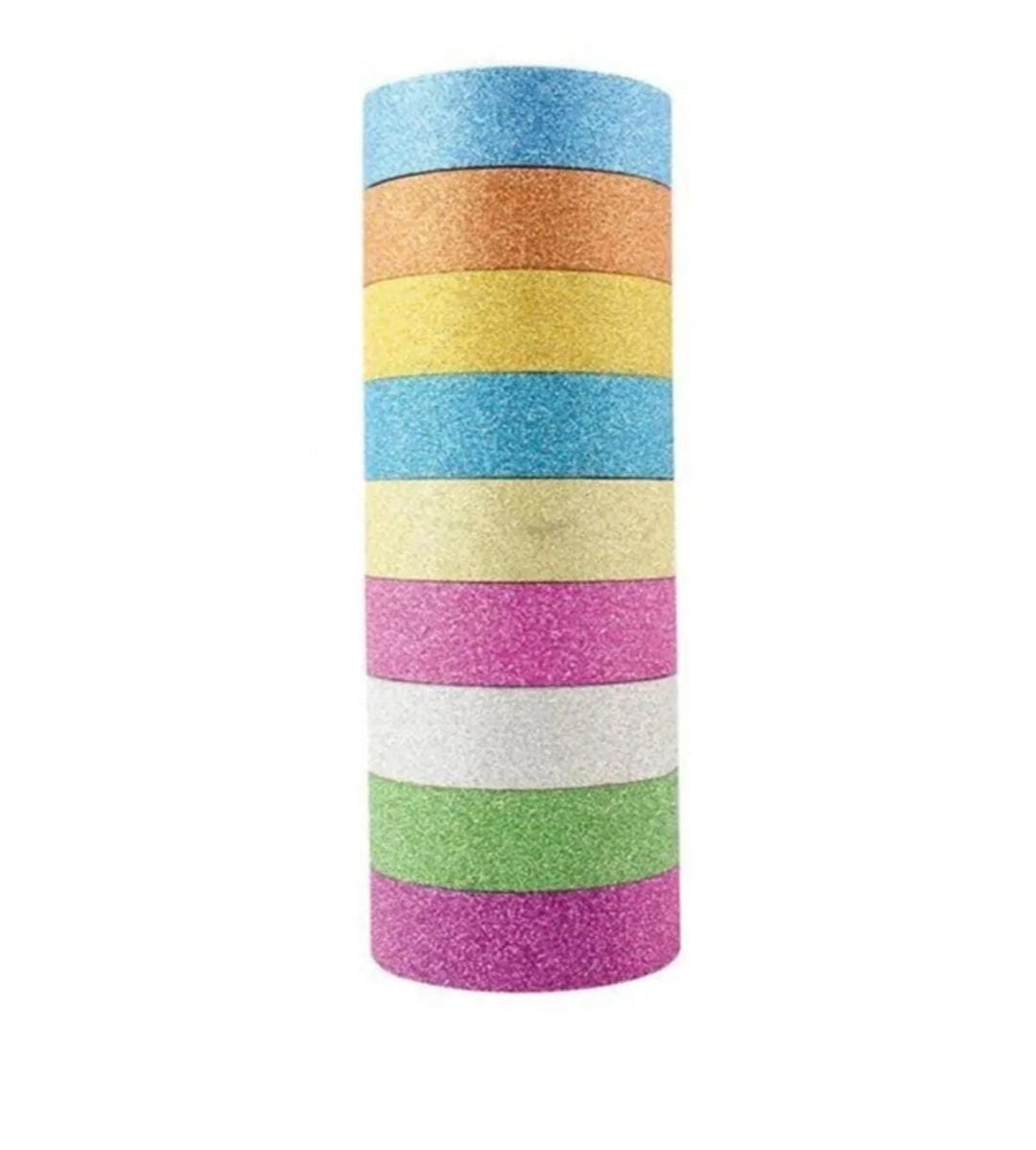 Renkli Simli Bant 12mm x 3 m ( 1 Pakette 10 Adet )