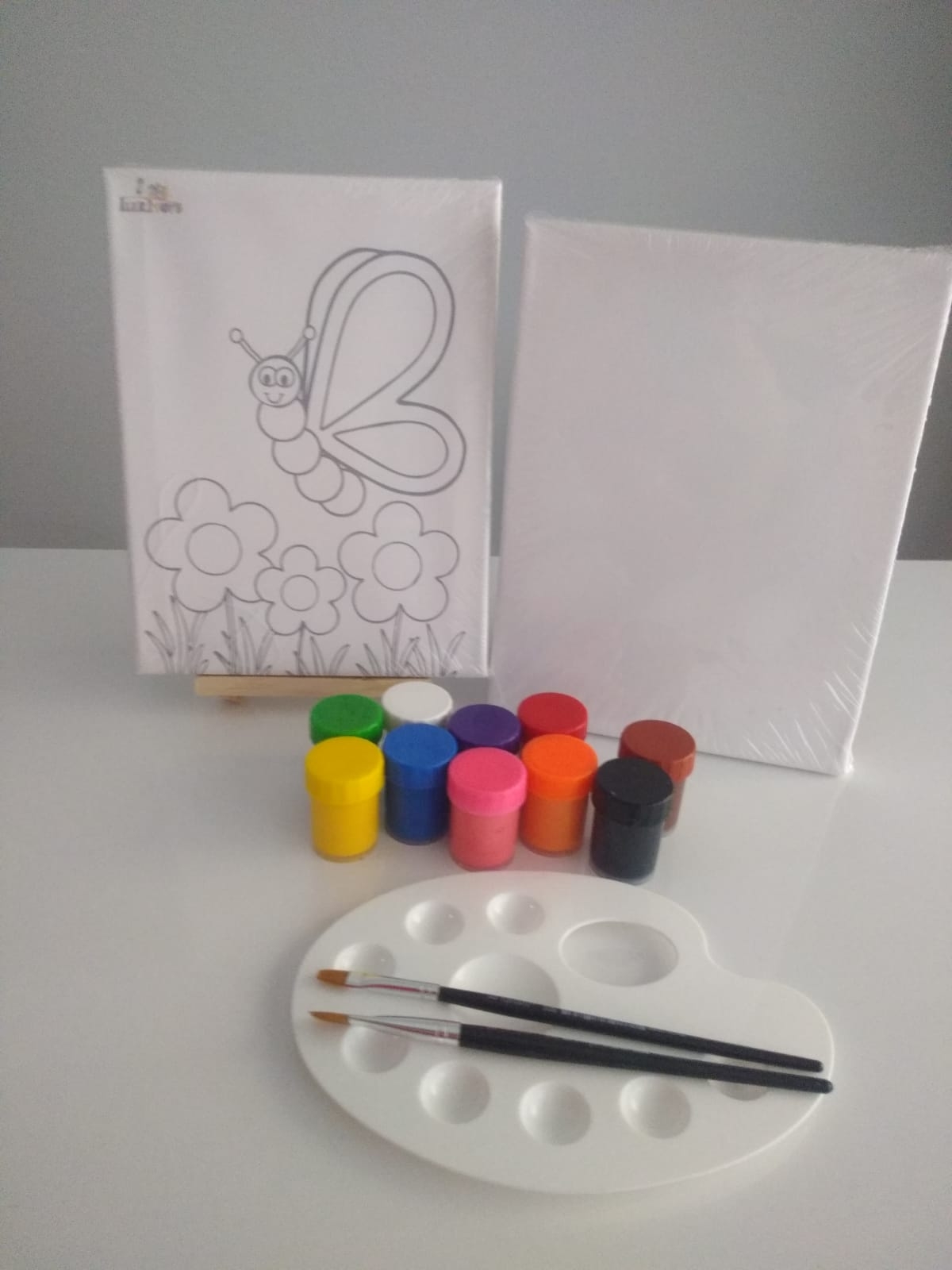 Çocuk Tuval ( 24x18) Boyama Etkinlik Seti
