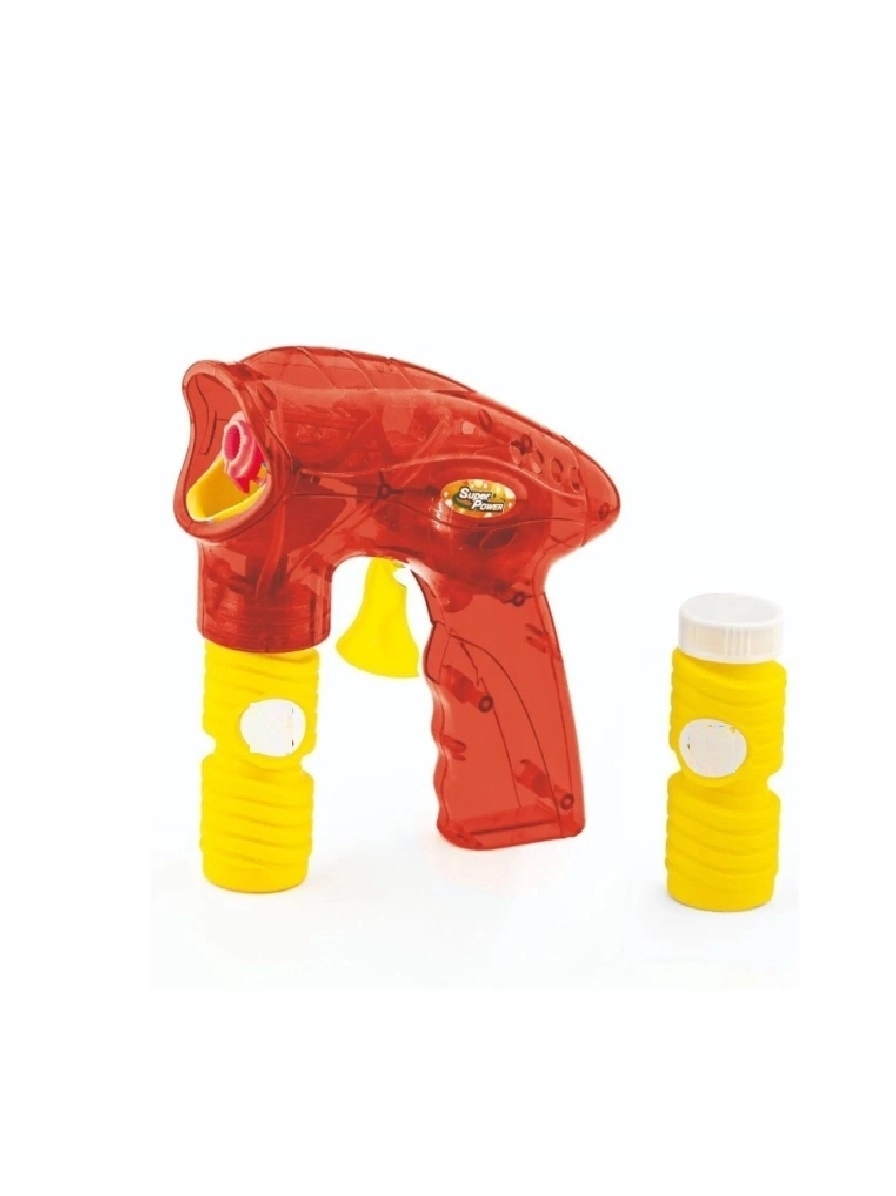 Işıklı Gırgırlı Köpük Tabancası ( Kırmızı) - Köpük Baloncuk Likiti 500 Ml