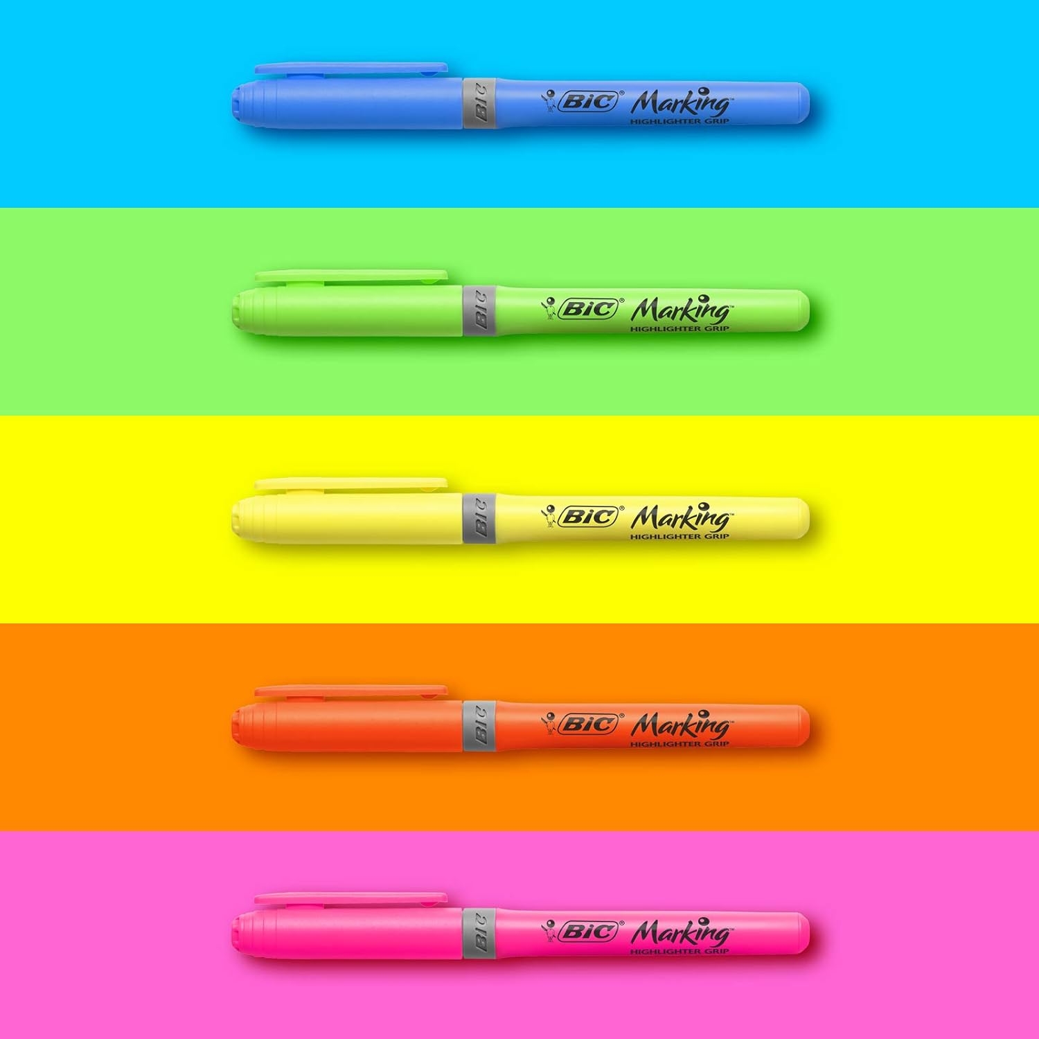 Bic Marking Highlighter Grip Fosforlu Pastel- Neon Kalem 12’li