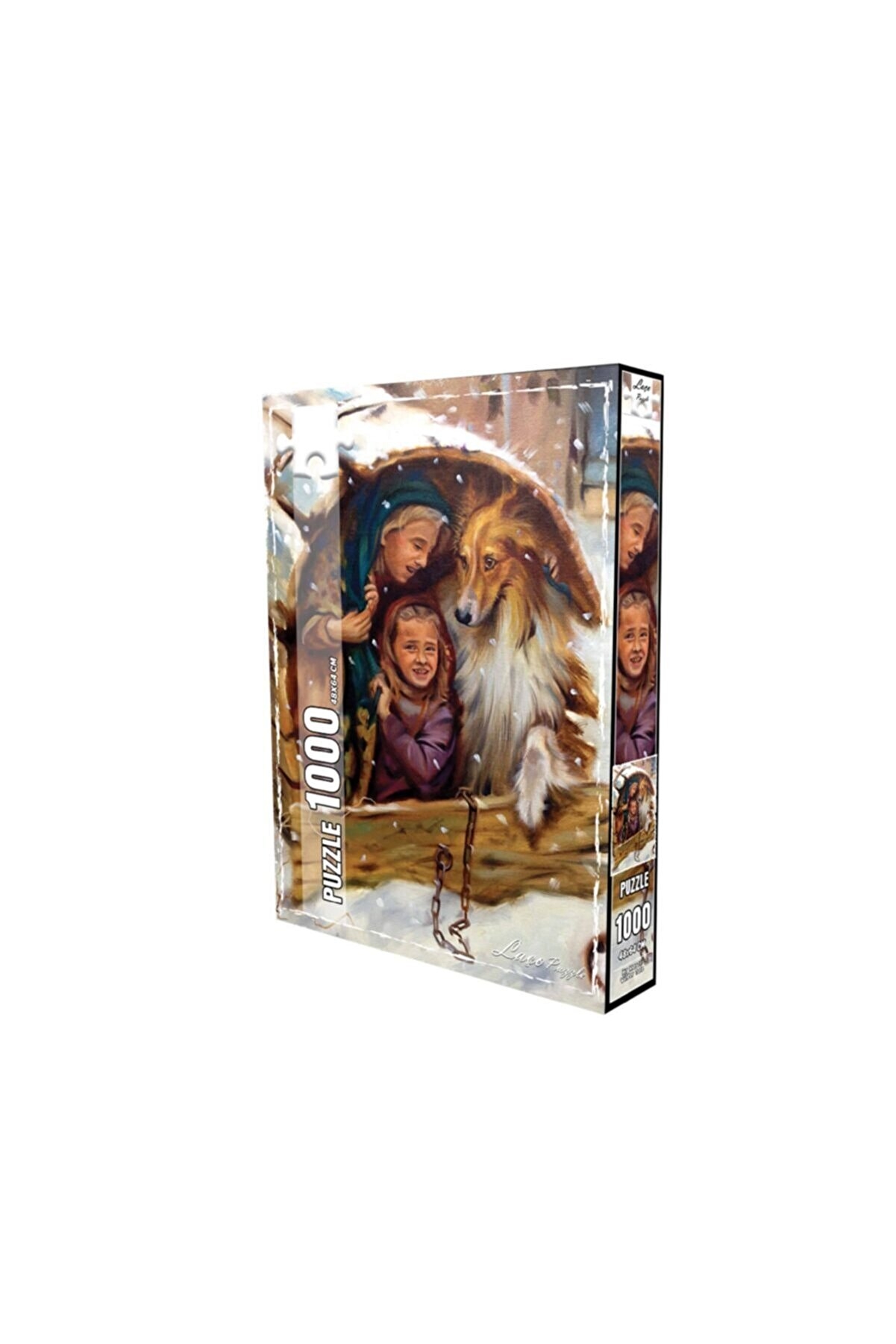 Kış Masalı 1000 Parçalık Puzzle - 70 Ml Puzzle Yapıştırıcısı Hediye