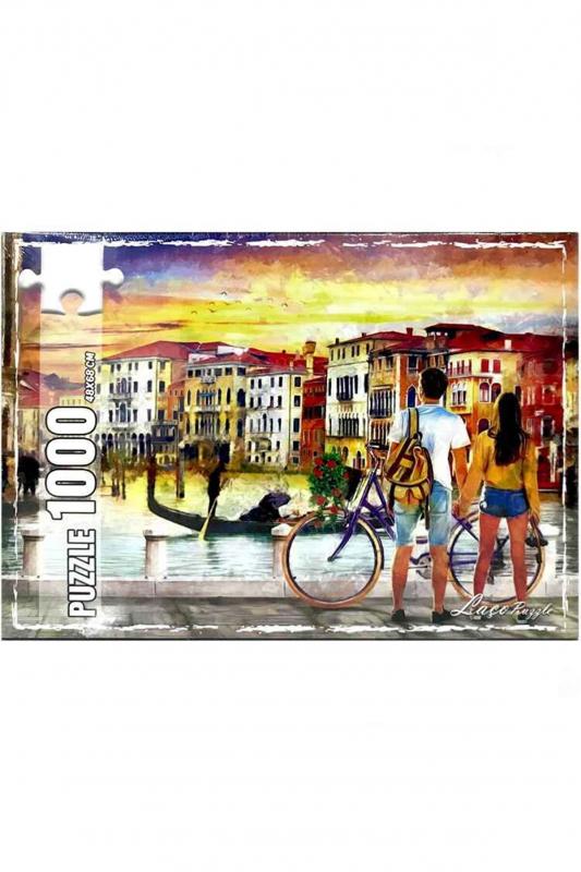 Venedik’te Aşk 1000 Parçalık Puzzle - 70 Ml Puzzle Yapıştırıcısı Hediye