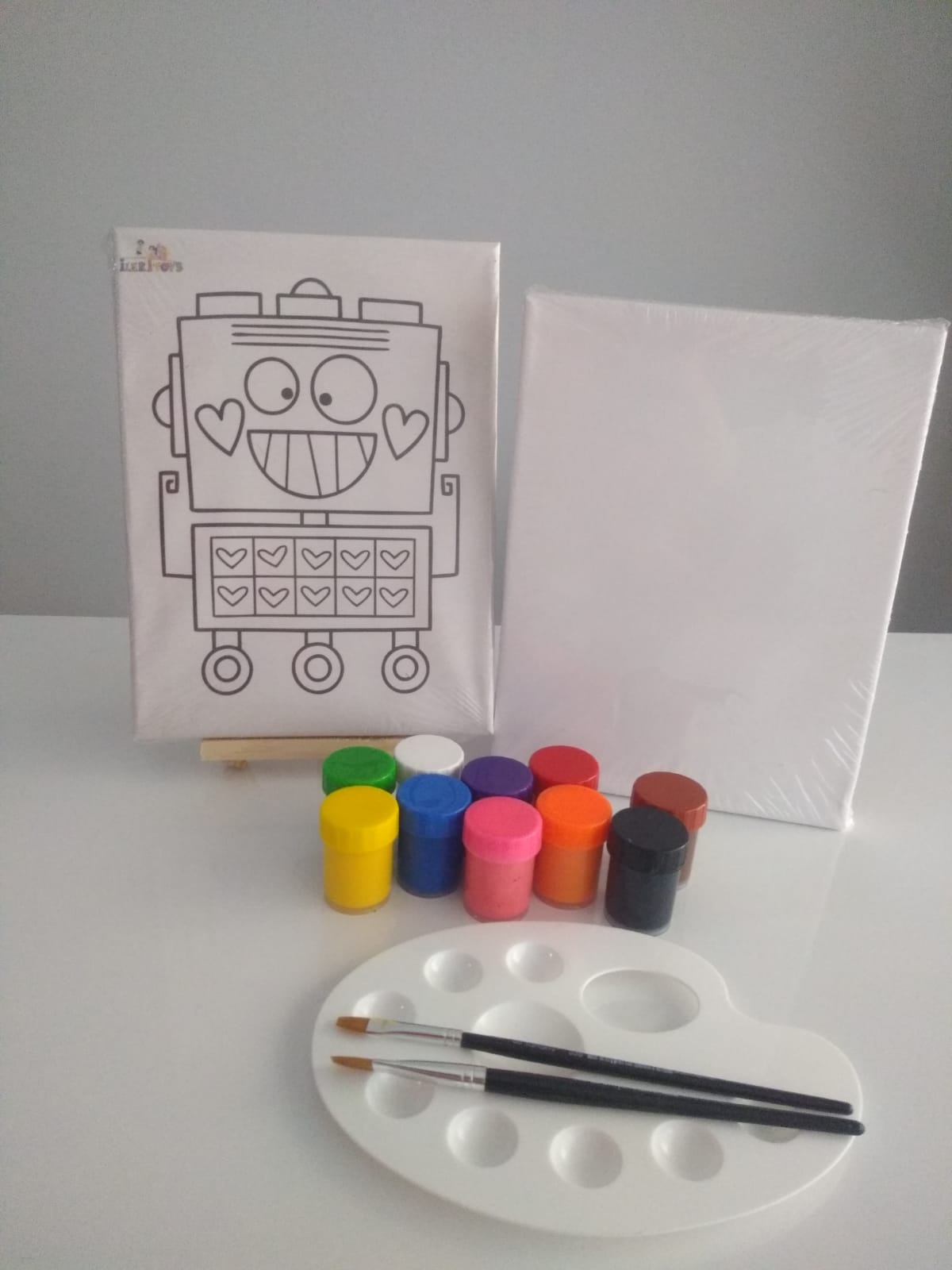 Çocuk Tuval ( 24x18) Boyama Etkinlik Seti