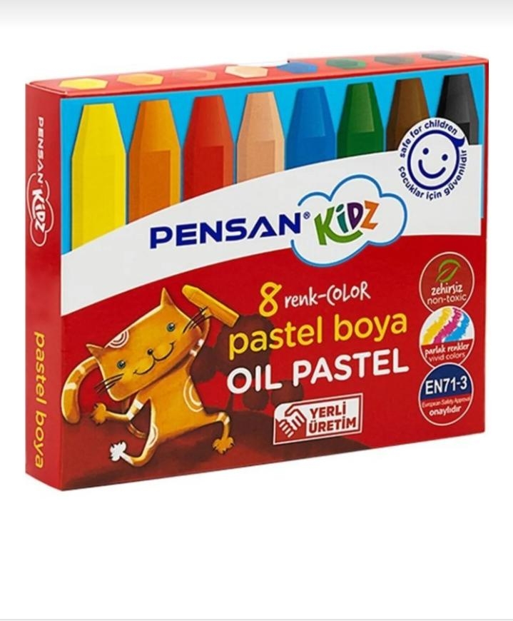 Pensan Kidz Pastel Boya 8 Renk