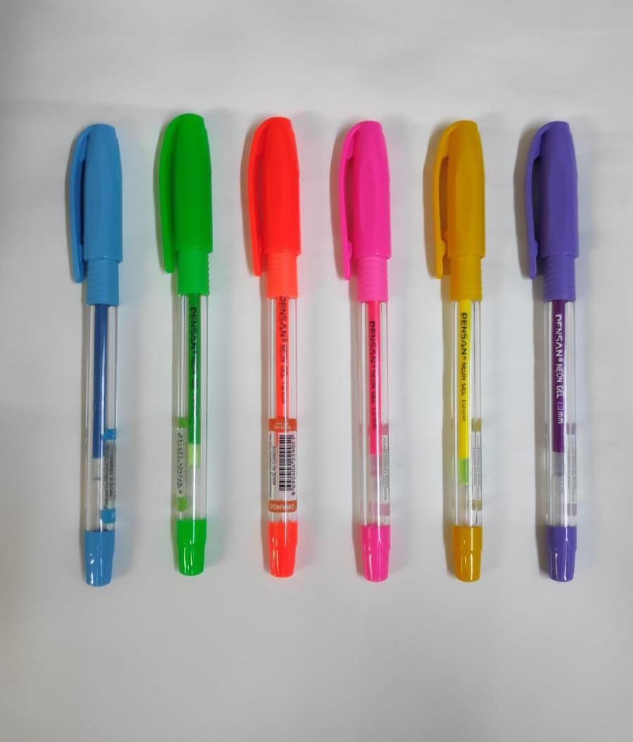 Neon Jel Kalem, Neon Tükenmez Kalem Seti