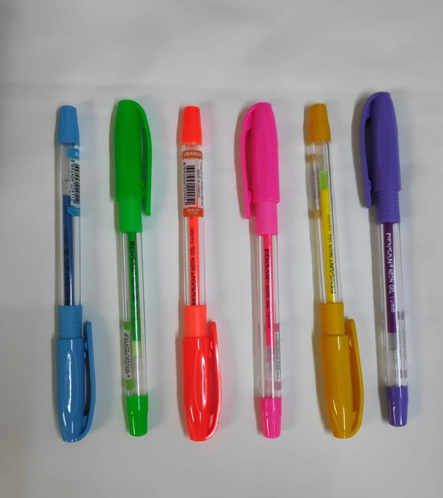Neon Jel Kalem, Neon Tükenmez Kalem Seti