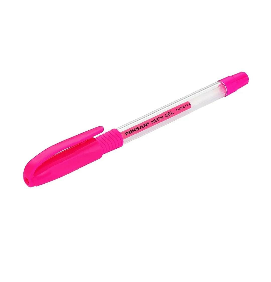 Jel Kalem Neon, Tükenmez Kalem - Pembe