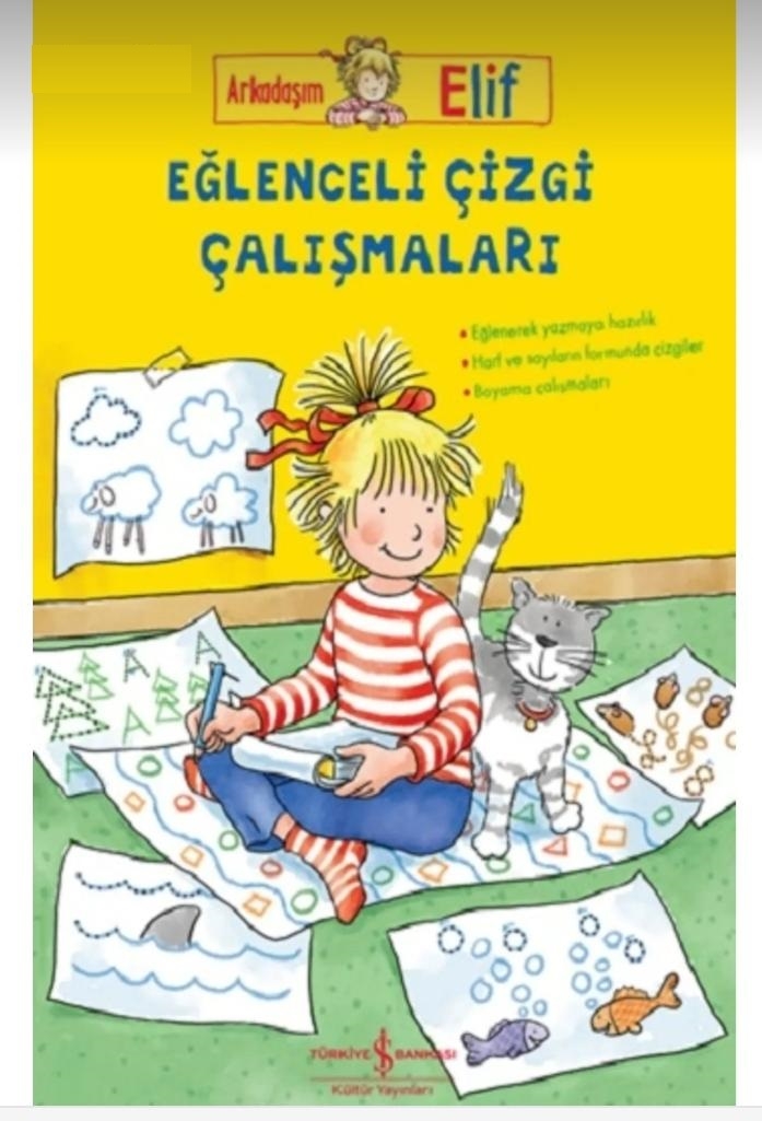 Arkadaşım Elif – Eğlenceli Çizgi Çalışmaları