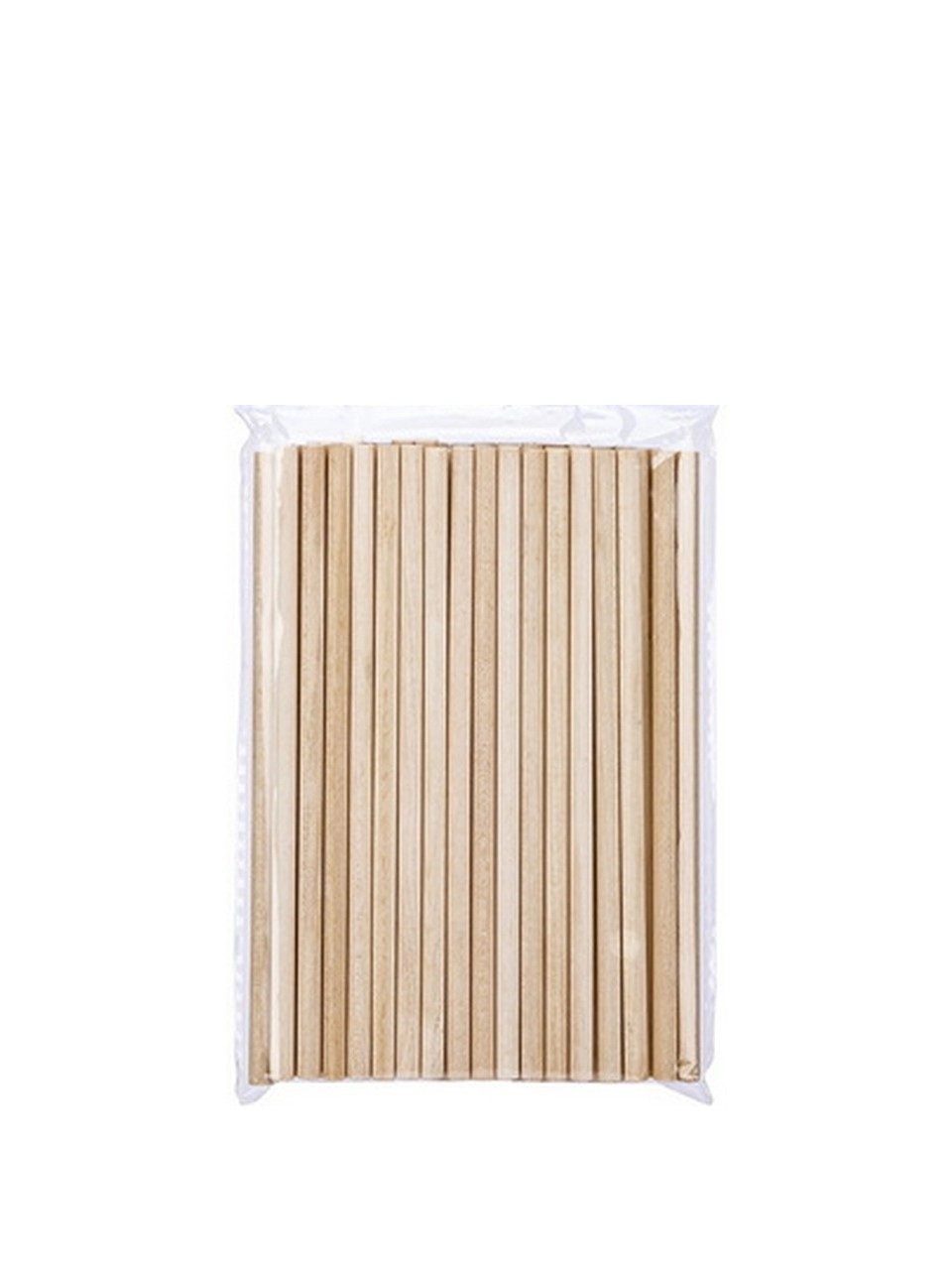 Ahşap Yuvarlak Çubuk, Naturel, 15 Cm. 50 Adetlik