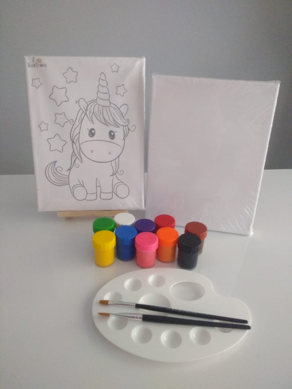 Çocuk Tuval ( 24x18) Boyama Etkinlik Seti