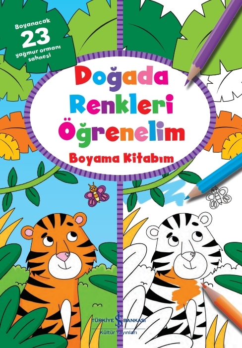 Boyama Kitabı Seti - 12’li Pastel Boya Hediyeli