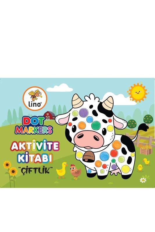 2’li Dot Marker Boyama Kitabı + Mini Dot Marker 6’lı Boya Kalemleri
