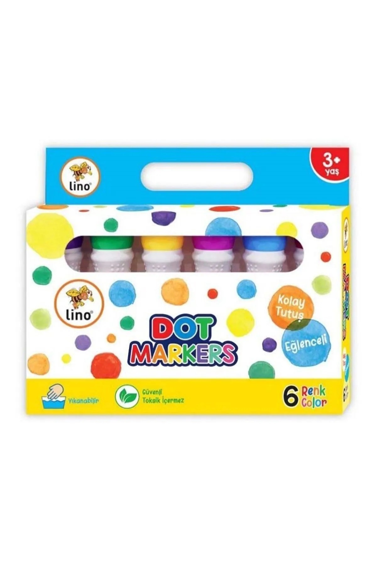 2’li Dot Marker Boyama Kitabı + Dot Marker 6’lı Boya Kalemleri