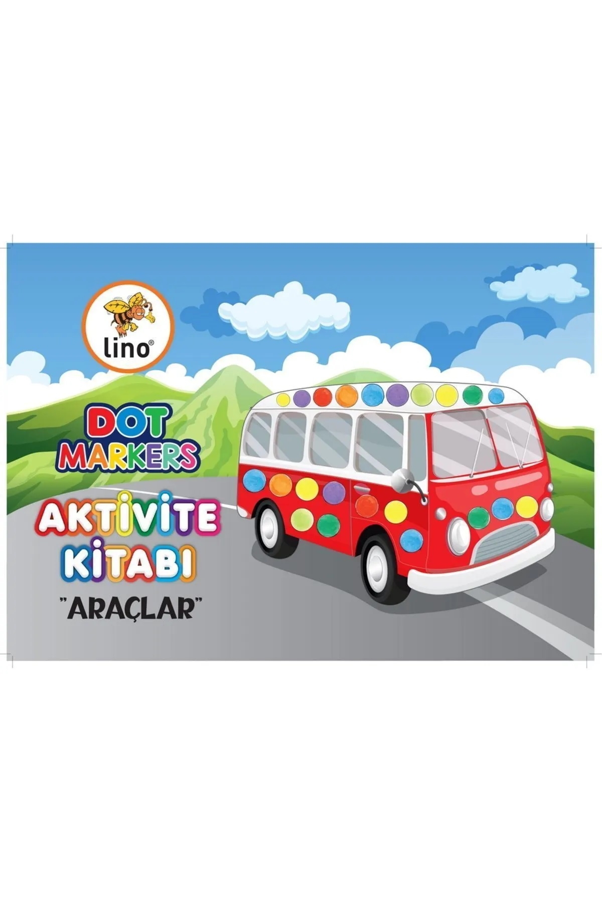 2’li Dot Marker Boyama Kitabı + Mini Dot Marker 6’lı Boya Kalemleri