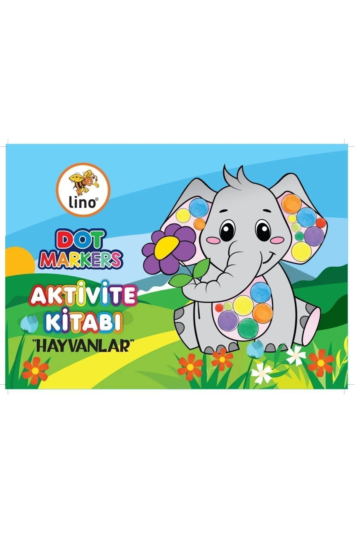 2’li Dot Marker Boyama Kitabı + Mini Dot Marker 6’lı Boya Kalemleri