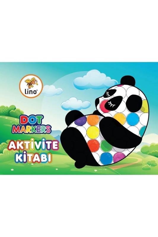 2’li Dot Marker Boyama Kitabı + Dot Marker 6’lı Boya Kalemleri