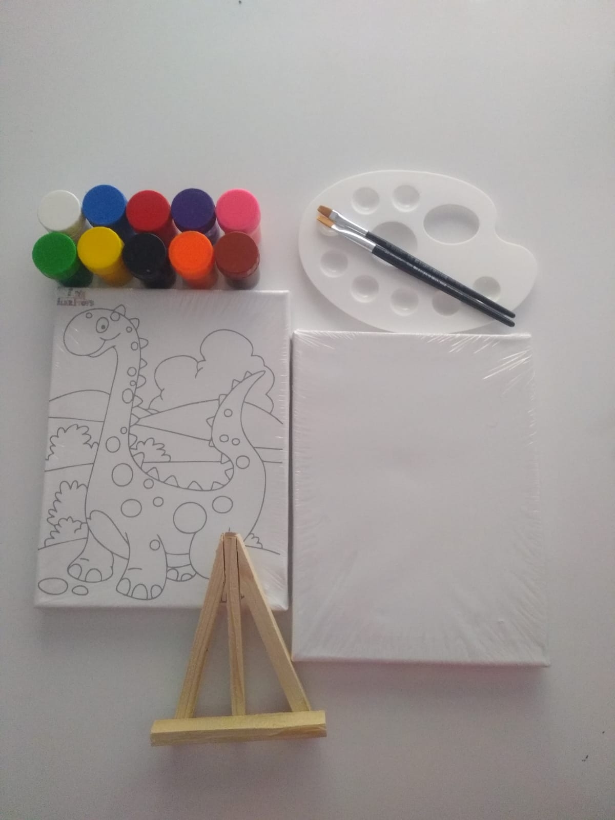 Çocuk Tuval ( 24x18) Boyama Etkinlik Seti