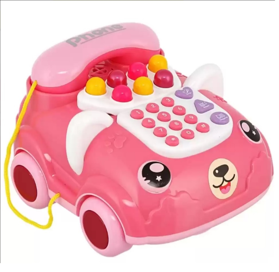 Eğitici Arabalı Telefon Işıklı-Müzikli