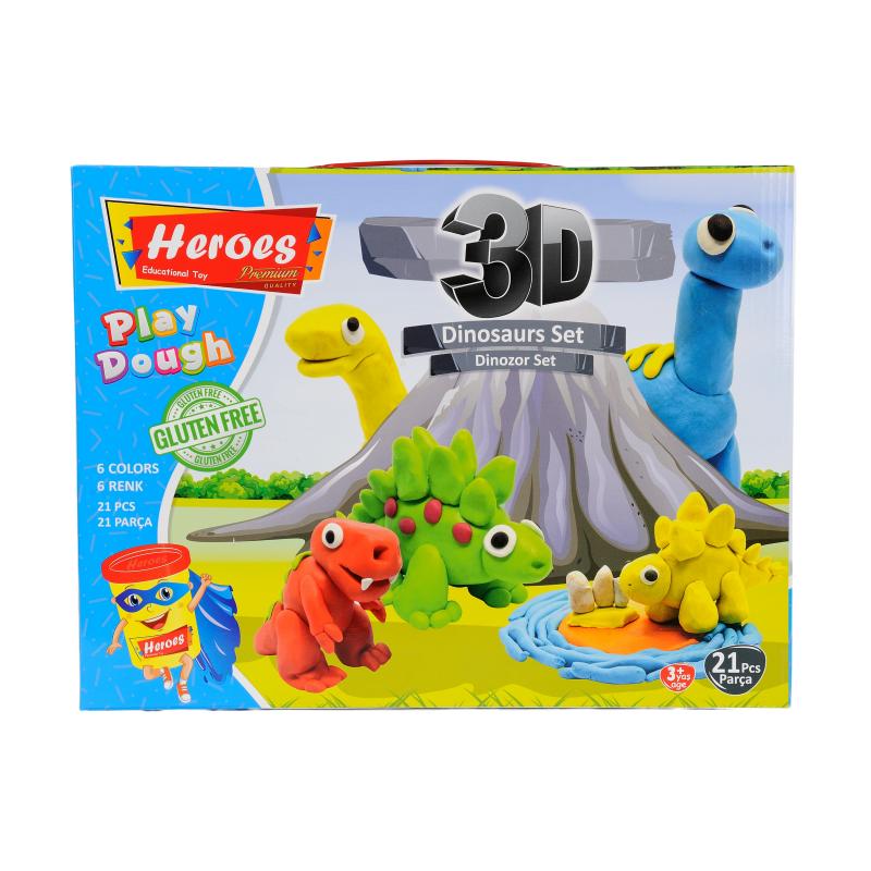 Dinozor Glutensiz Oyun Hamur Seti