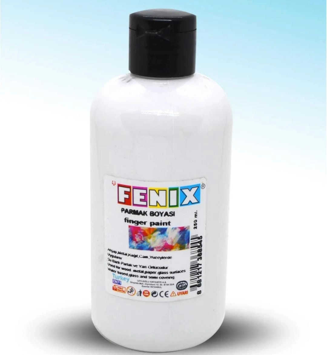 250 ml Parmak Boyası - Beyaz