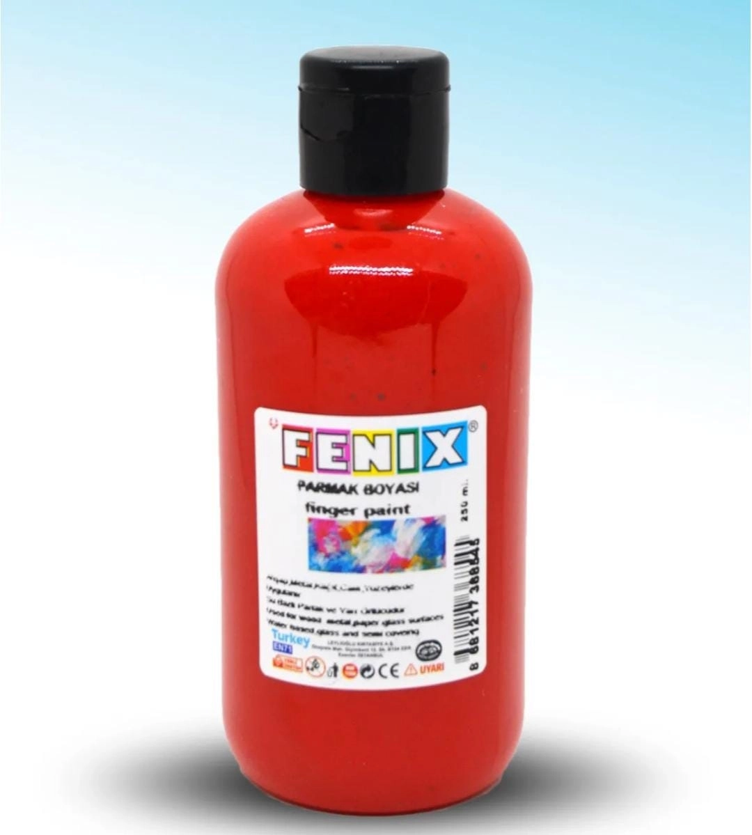 250 ml Parmak Boyası - Kırmızı
