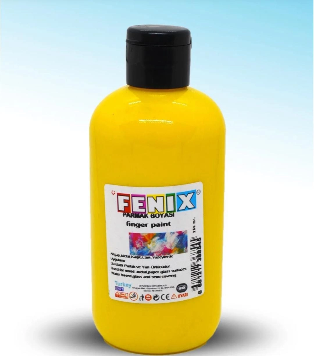 250 ml Parmak Boyası - Sarı