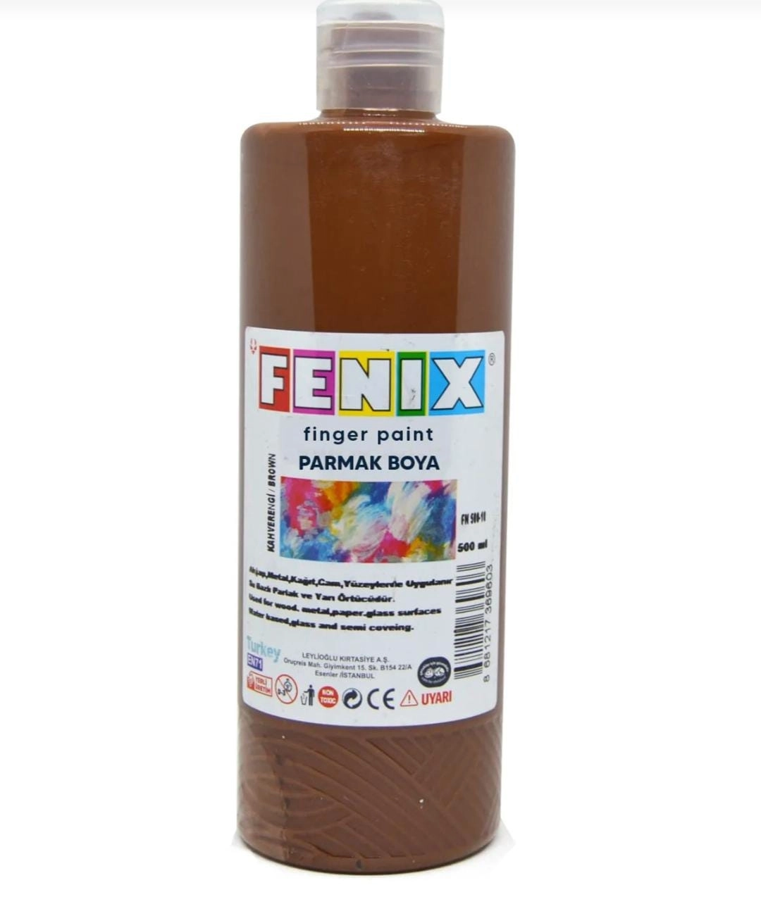 500 ml Parmak Boyası - Kahverengi