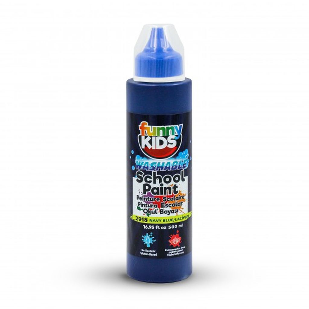 Funny Kids (Washable) Yıkanabilir Okul Boyası 500ml - Lacivert