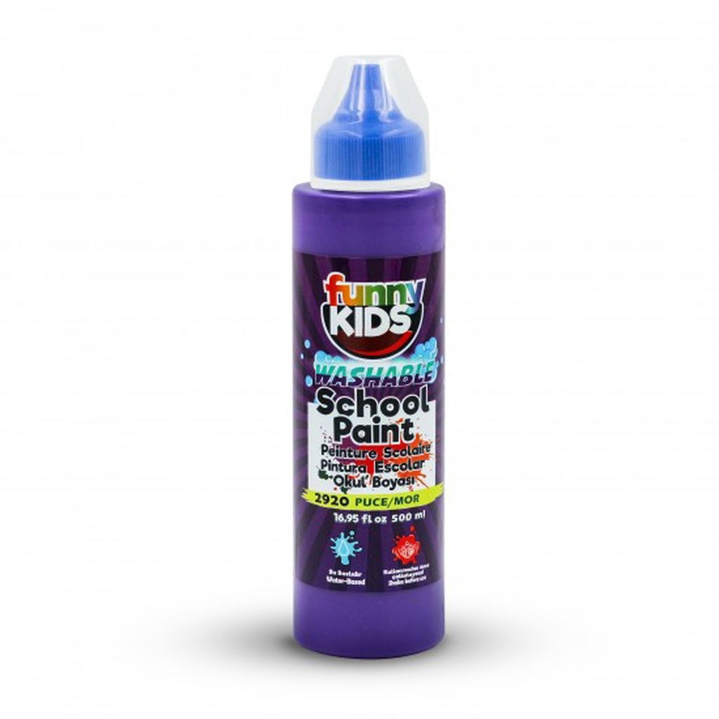 Funny Kids (Washable) Yıkanabilir Okul Boyası 500ml - Mor