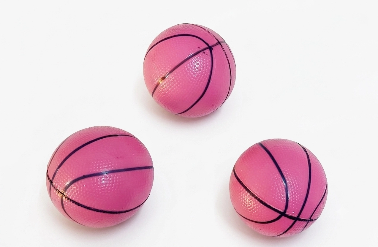  3’lü Küçük Top Basketbol Topu Plastik Top