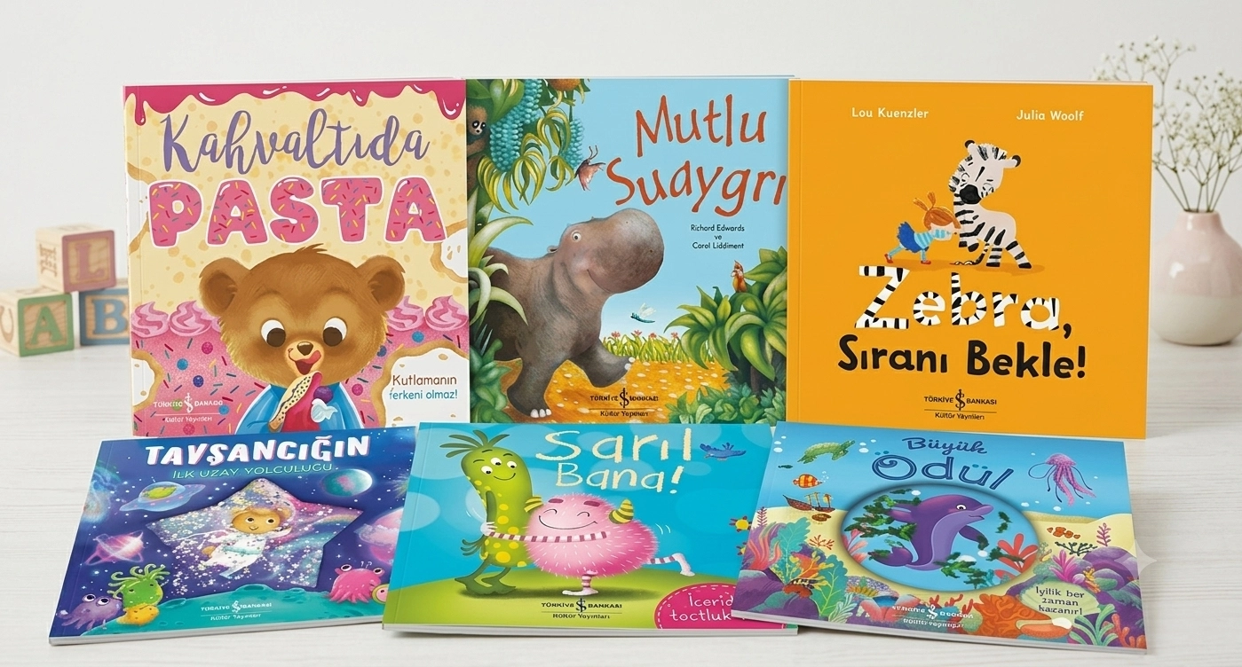 Kahvaltıda Pasta Mutlu Suaygırı Sarıl Bana 6 Kitap Okuma Seti